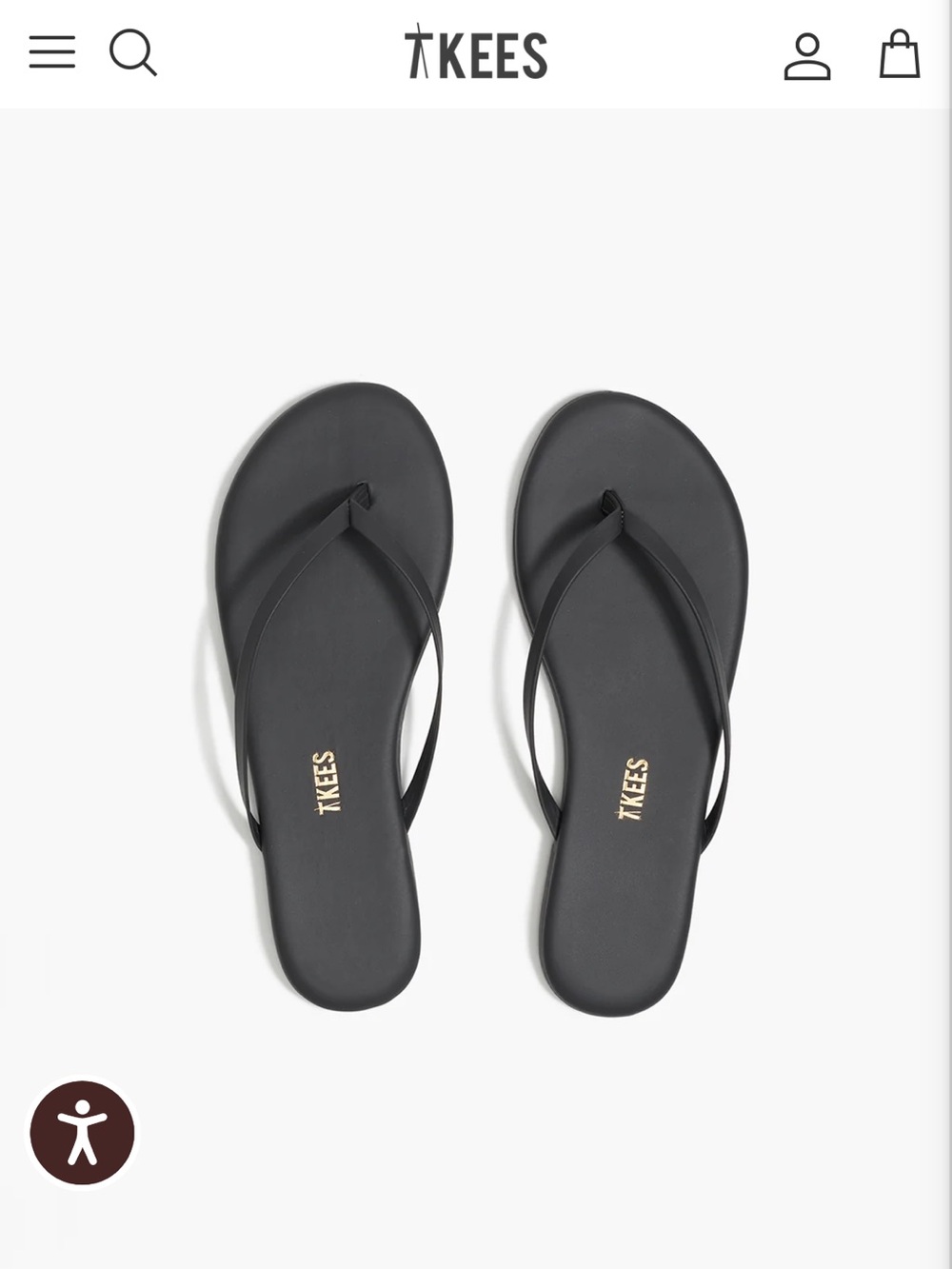 TKEES ‘Lilly Pigments in Sable’ Flip Flops